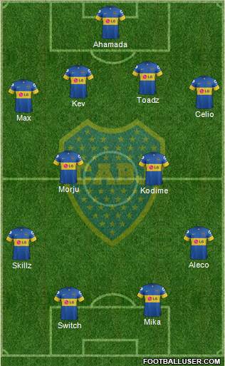 Boca Juniors Formation 2012