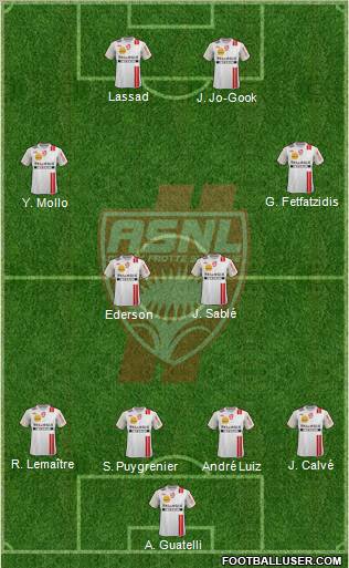 A.S. Nancy Lorraine Formation 2012