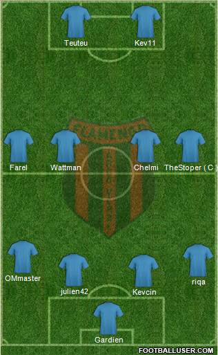 Flamengo EC de Arcoverde Formation 2012