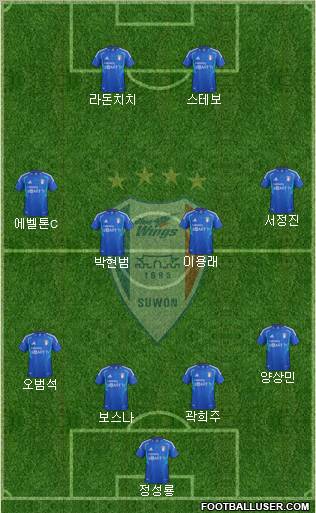 Suwon Samsung Blue Wings Formation 2012