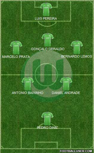 VfL Wolfsburg Formation 2012