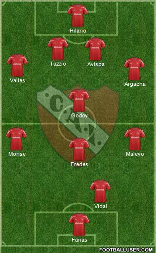 Independiente Formation 2012