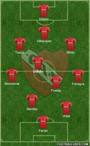 Independiente Formation 2012