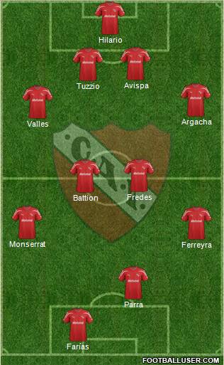 Independiente Formation 2012