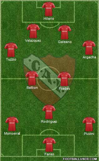 Independiente Formation 2012