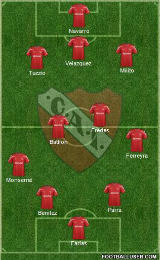 Independiente Formation 2012