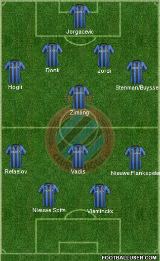 Club Brugge KV Formation 2012