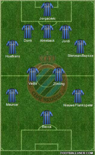 Club Brugge KV Formation 2012