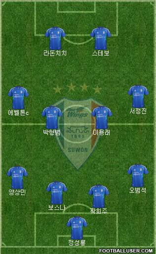 Suwon Samsung Blue Wings Formation 2012