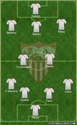 Sevilla F.C., S.A.D. Formation 2012