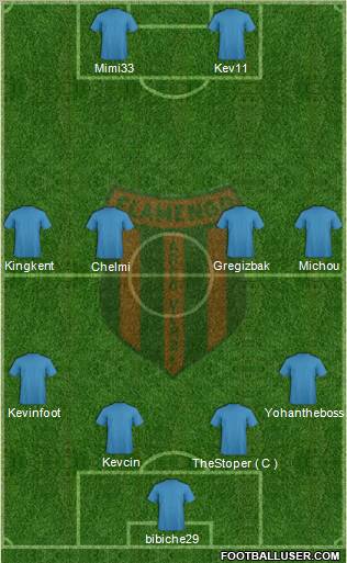 Flamengo EC de Arcoverde Formation 2012