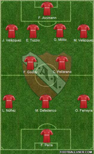 Independiente Formation 2012
