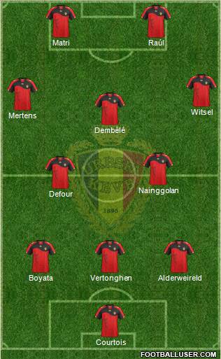 Belgium Formation 2012