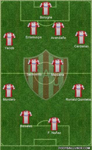 Unión de Santa Fe Formation 2012
