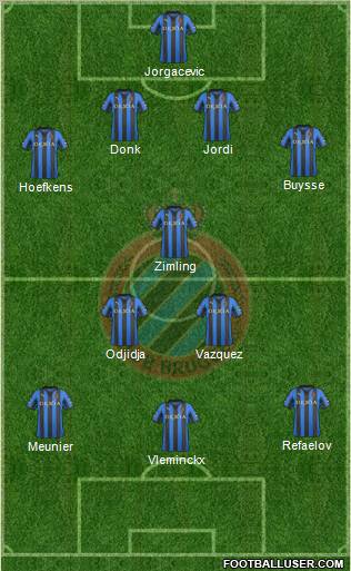 Club Brugge KV Formation 2012