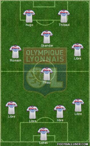 Olympique Lyonnais Formation 2012