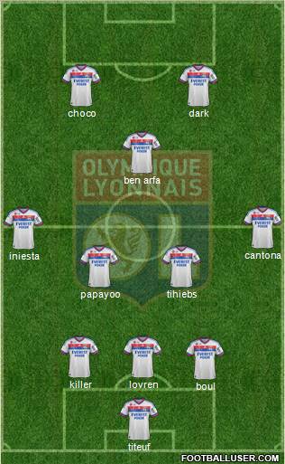 Olympique Lyonnais Formation 2012