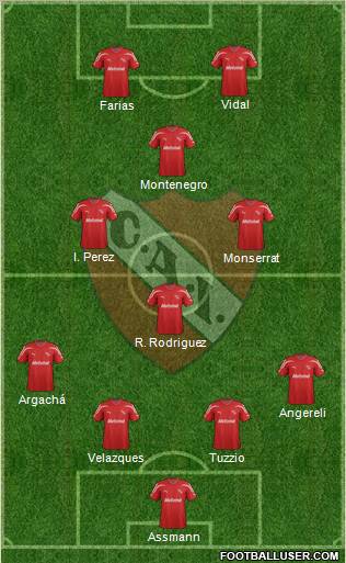 Independiente Formation 2012