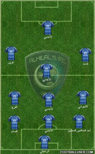 Al-Hilal (KSA) Formation 2012