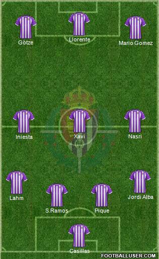 R. Valladolid C.F., S.A.D. Formation 2012