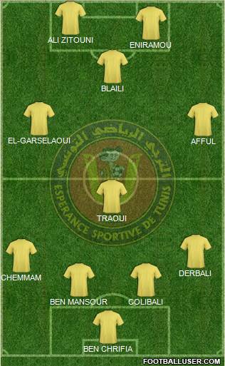 Espérance Sportive de Tunis football formation