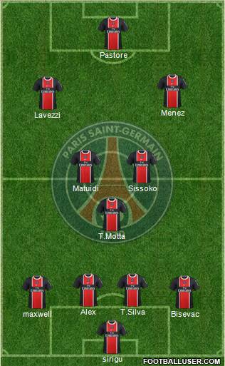 Paris Saint-Germain Formation 2012