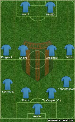Flamengo EC de Arcoverde Formation 2012
