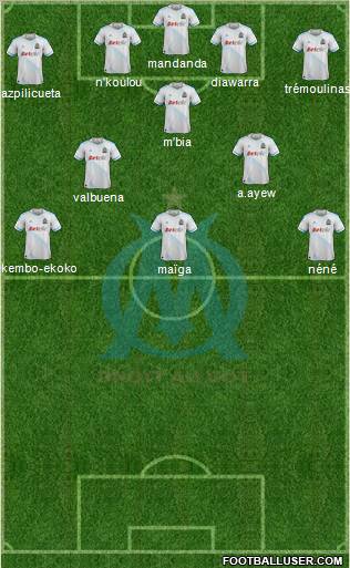 Olympique de Marseille Formation 2012