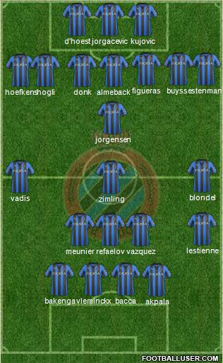 Club Brugge KV Formation 2012