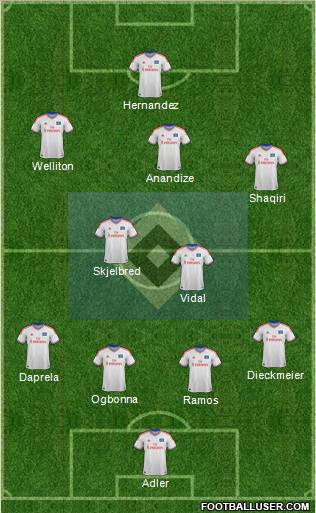 Hamburger SV Formation 2012