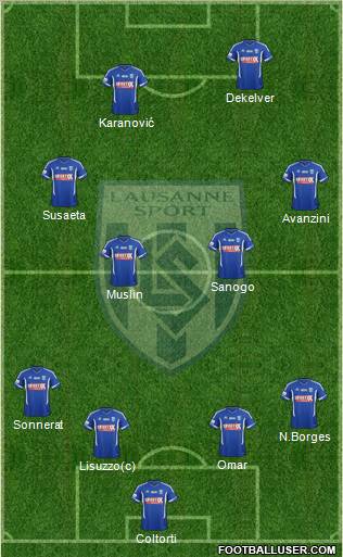 FC Lausanne-Sport Formation 2012