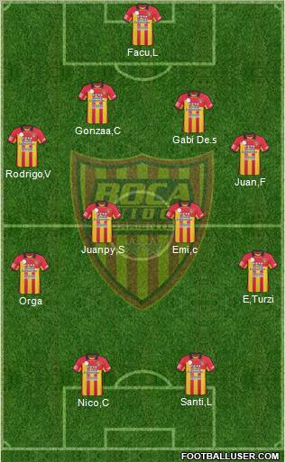 Boca Unidos Formation 2012