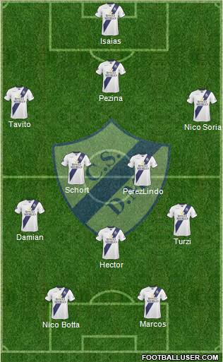 Deportivo Merlo football formation