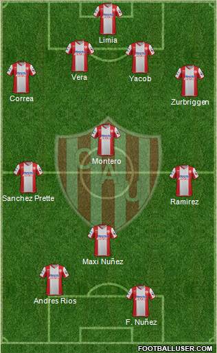 Unión de Santa Fe Formation 2012