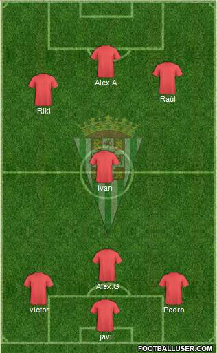 Córdoba C.F., S.A.D. Formation 2012
