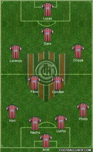 Chacarita Juniors Formation 2012