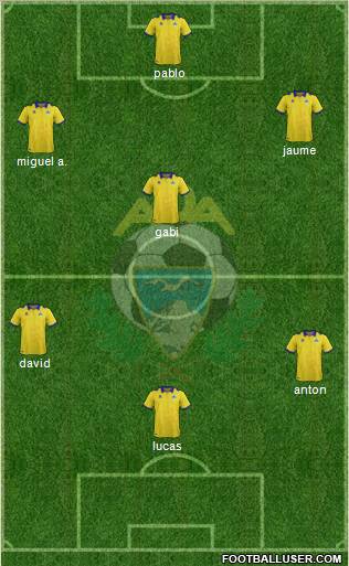 A.D. Alcorcón Formation 2012