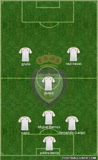 Real Jaén C.F. Formation 2012
