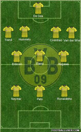 Borussia Dortmund Formation 2012