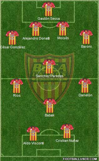 Boca Unidos Formation 2012