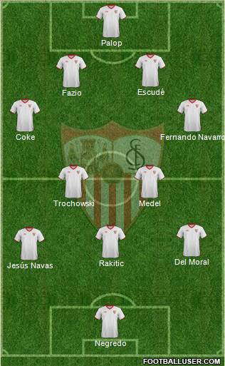 Sevilla F.C., S.A.D. Formation 2012
