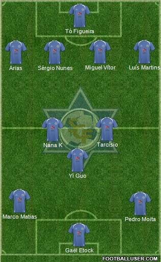 Sport Clube Freamunde Formation 2012