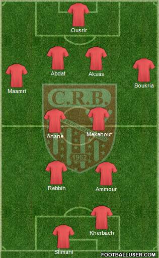 Chabab Riadhi Belouizdad Formation 2012