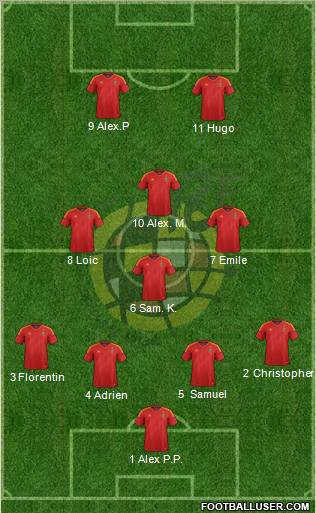 Spain Formation 2012