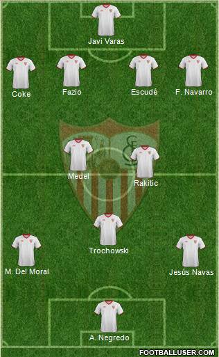 Sevilla F.C., S.A.D. Formation 2012