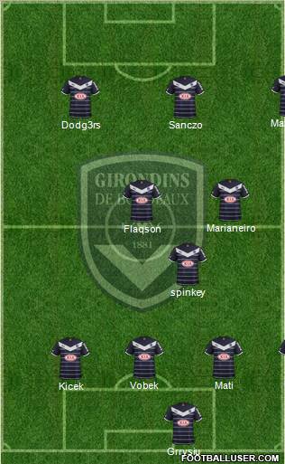 FC Girondins de Bordeaux Formation 2012