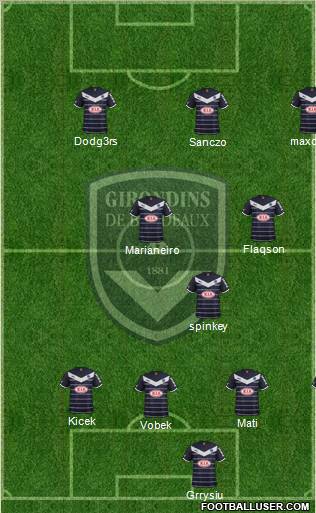 FC Girondins de Bordeaux Formation 2012