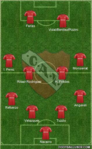 Independiente Formation 2012