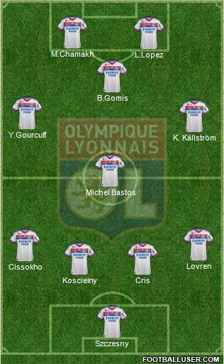 Olympique Lyonnais Formation 2012
