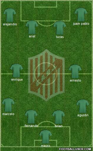 9 de Julio Formation 2012